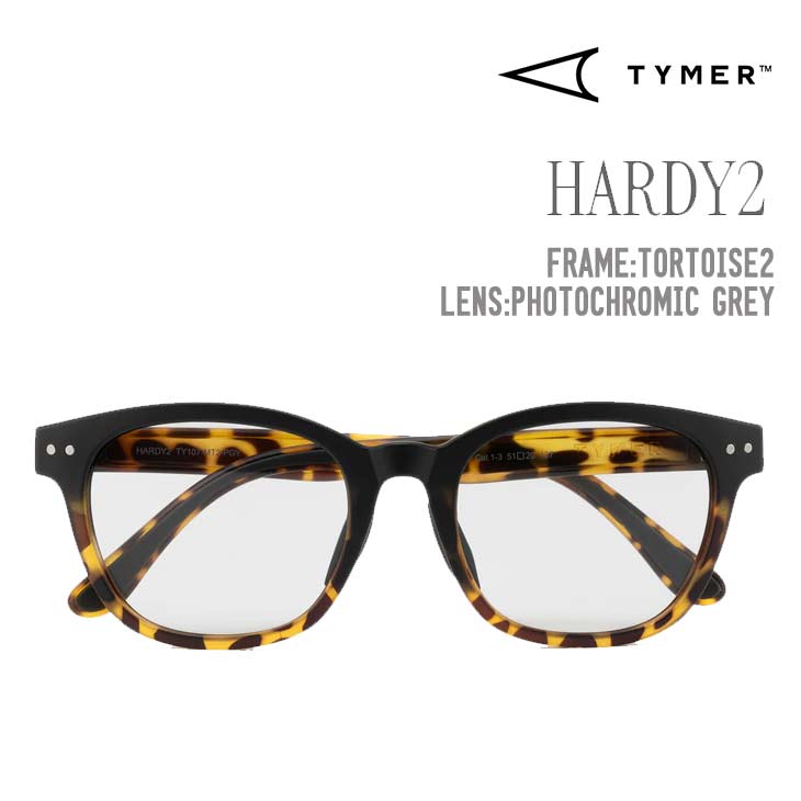 TYMER タイマー HARDY2 サングラス  Tortoise2 Photochromic Grey TY107-MT2-PGY