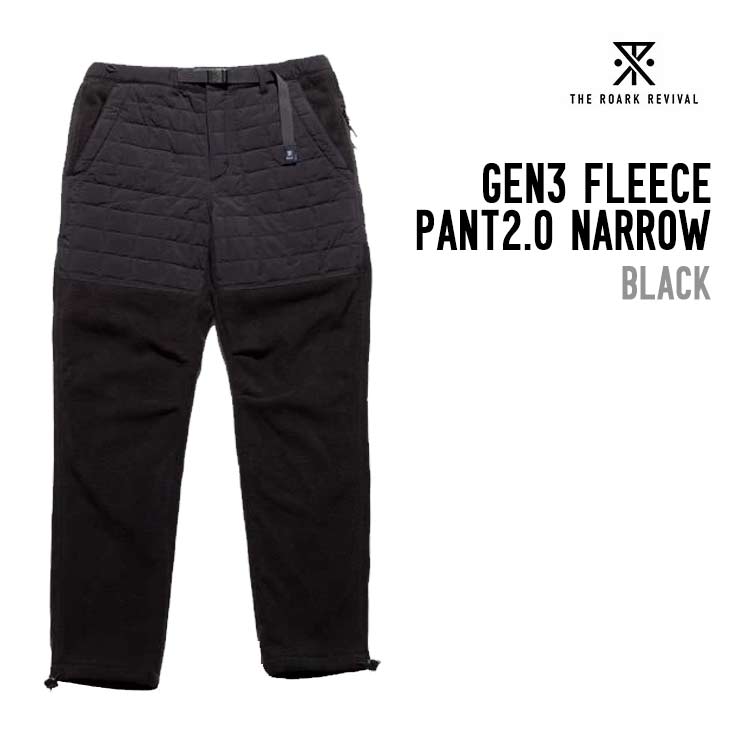 ROARK ロアーク GEN3 FLEECE PANT2.0 NARROW メンズパンツ フリースパンツ