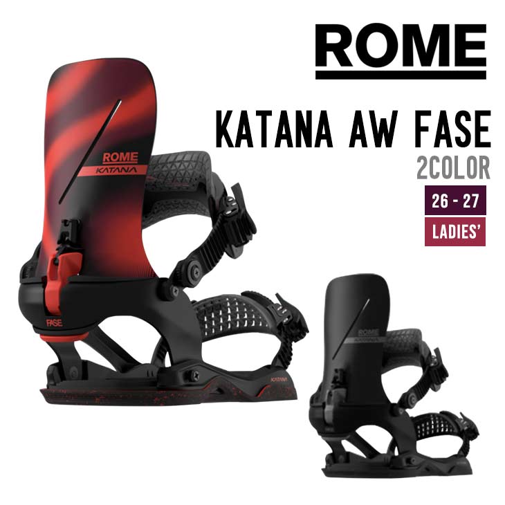 ROME ローム 26-27 WOMEN'S KATANA AW FASE スノーボード ビンディング 女性用