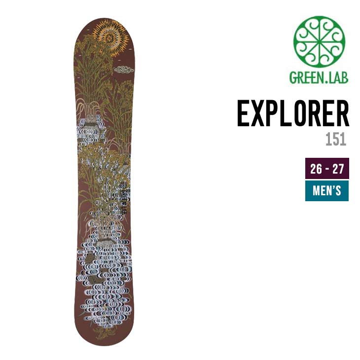 GREEN.LAB グリーンラボ 26-27 EXPLORER 151 スノーボード