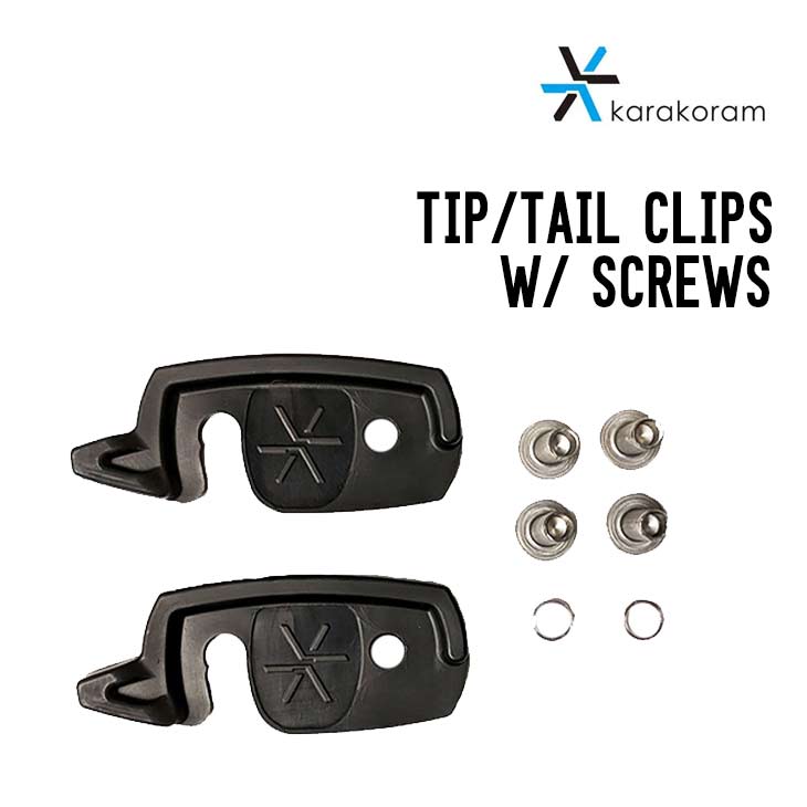 KARAKORAM カラコラム  TIP-TAIL CLIPS W- SCREWS