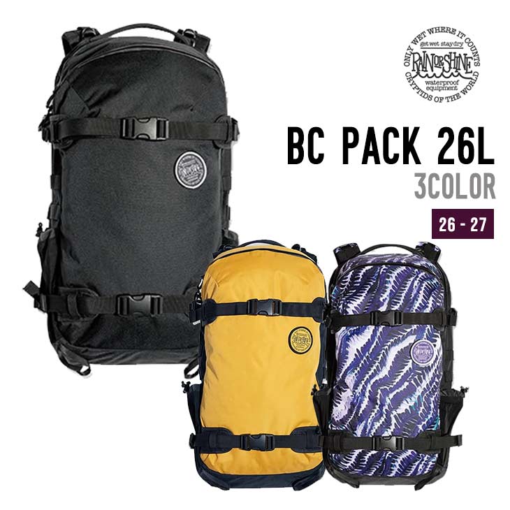 RAIN OR SHINE レインオアシャイン BC PACK 26L バックカントリー バックパック スノーボード