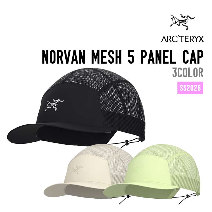 ARC'TERYX アークテリクス NORVAN MESH 5 PANEL CAPノーバン メッシュ キャップ