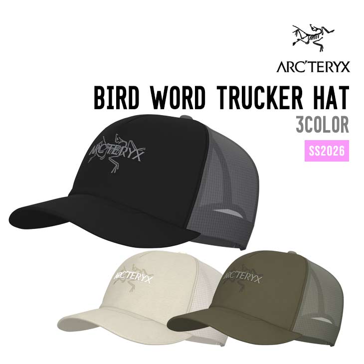 ARC'TERYX アークテリクス BIRD WORD TRUCKER HAT バード ワード トラッカー キャップ