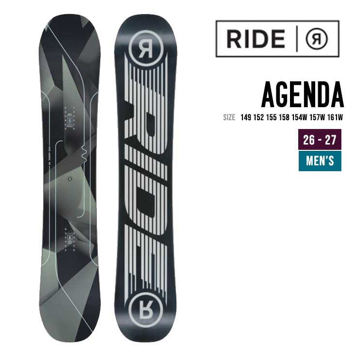 RIDE ライド 26-27  AGENDA アジェンダ スノーボード
