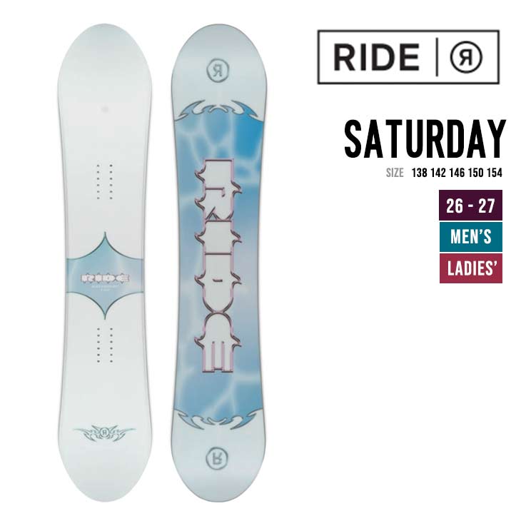 RIDE ライド 26-27  SATURDAY サタデー スノーボード