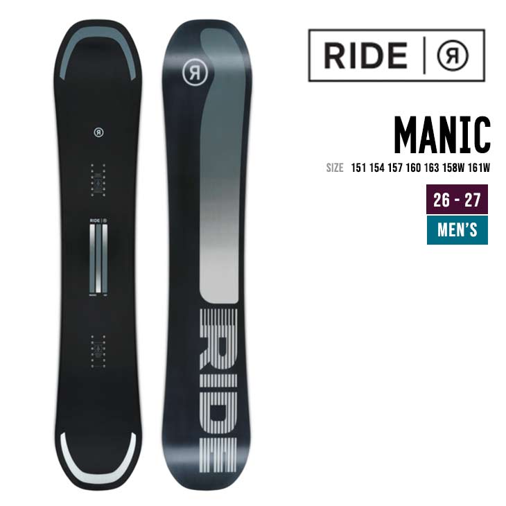 RIDE ライド 26-27  MANIC マニーク スノーボード