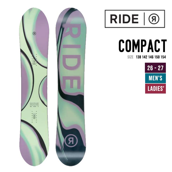 RIDE ライド 26-27  COMPACT コンパクト スノーボード