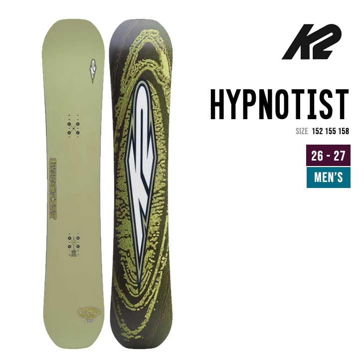 K2 26-27 ケイツー HYPNOTIST ヒプノティスト スノーボード スノボ Men's