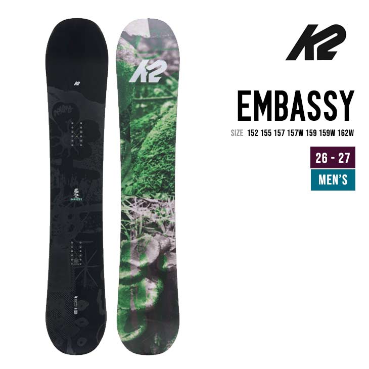 K2 26-27 ケイツー EMBASSY エンバシー スノーボード スノボ Men's