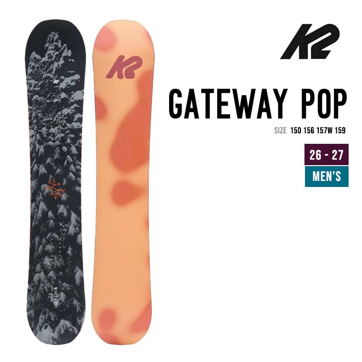K2 26-27 ケイツー GATEWAY POP ゲートウェイポップ スノーボード スノボ Men's