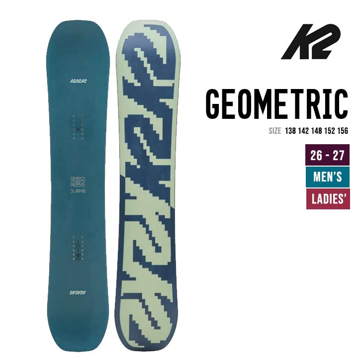 K2 26-27 ケイツー GEOMETRIC ジオメトリック スノーボード スノボ Unisex