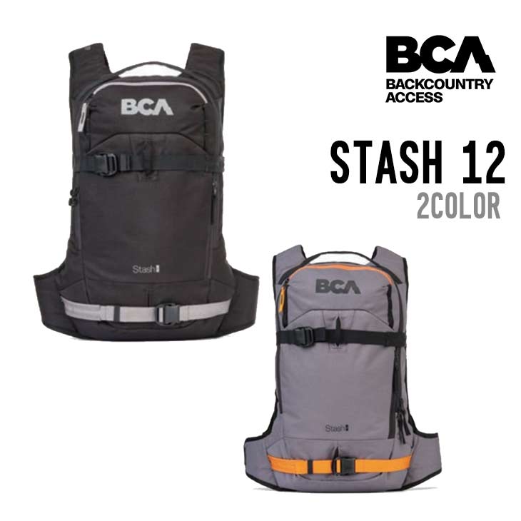 BCA ビーシーエー  STASH 12 スタッシュ バックパック BC240682001 BLACK BC240682002 GREY