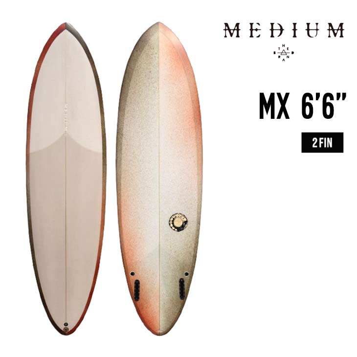 Medium The Brand ミディアム MX 6'6" サーフボード BEVELED RAIL TWINZER PIN