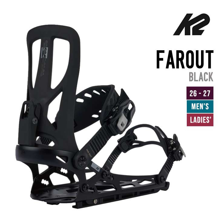 26-27 K2 ケーツー  FAROUT スノーボード ビンディング ファールアウト スノボ