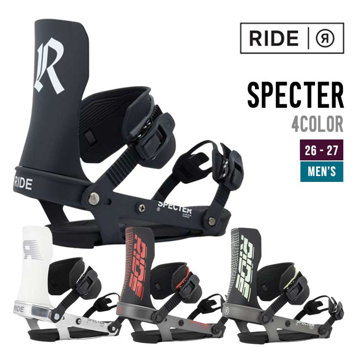26-27 RIDE ライド  SPECTER MENS スペクター スノーボード ビンディング