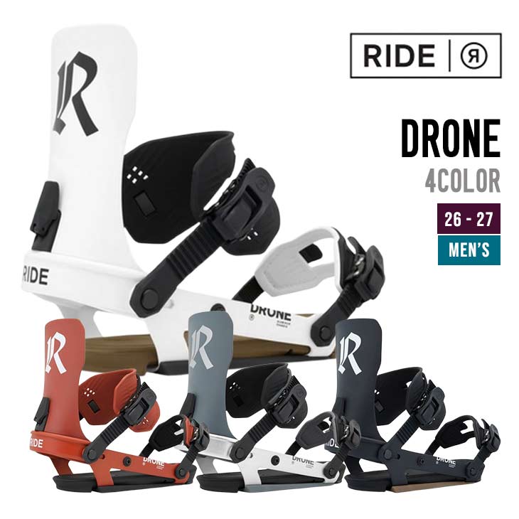 26-27 RIDE ライド  DRONE MENS ドローン スノーボード ビンディング スノボ
