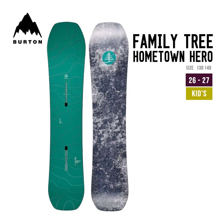 BURTON バートン 26-27  KIDS' FAMILY TREE HOMETOWN HERO SNOWBOARD スノーボード