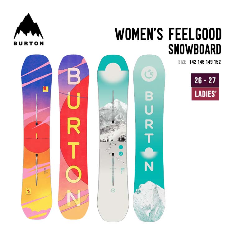 BURTON バートン 26-27  WOMEN'S FEELGOOD SNOWBOARD スノーボード ウィメンズ
