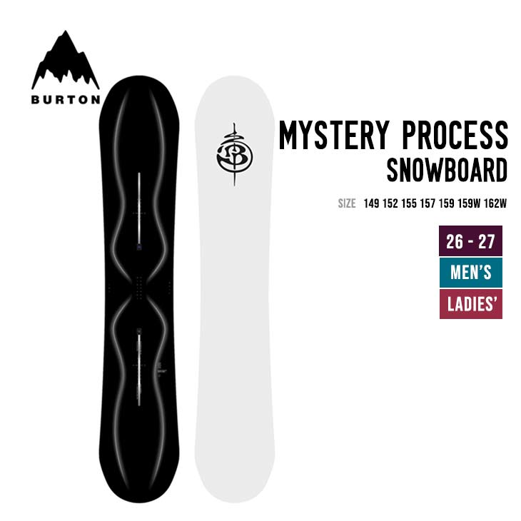 BURTON バートン 26-27  MYSTERY PROCESS SNOWBOARD スノーボード スノボ 板