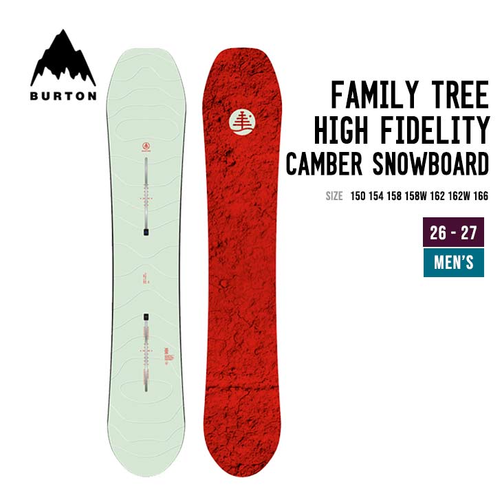 BURTON バートン 26-27  FAMILY TREE HIGH FIDELITY CAMBER SNOWBOARD スノボ