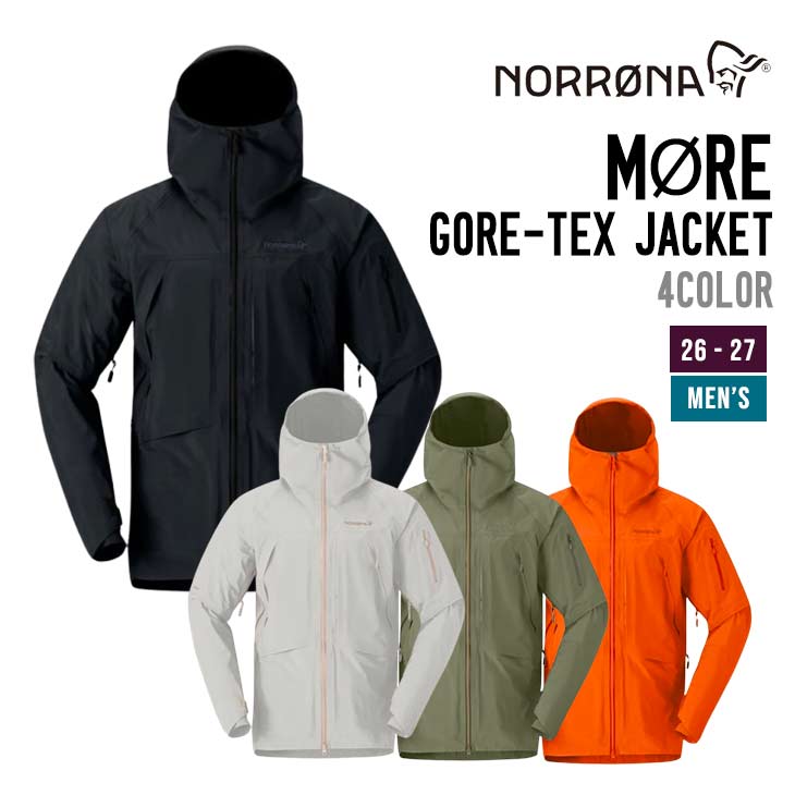 26-27 NORRONA ノローナ  M??RE GORE-TEX JACKET M'S スキー スノーボード