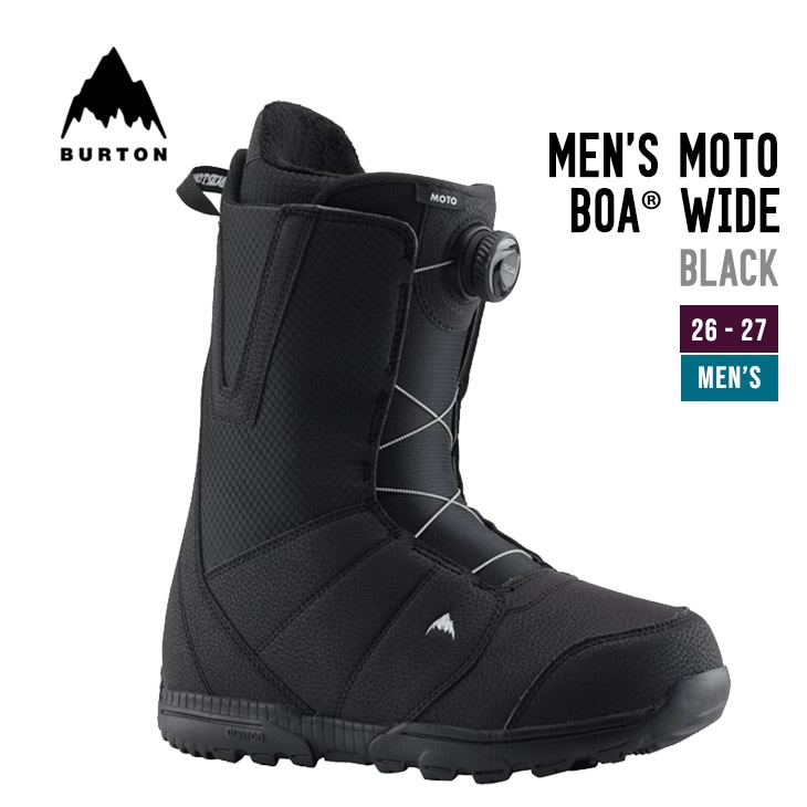 BURTON バートン 26−27  MEN'S MOTO BOA?? WIDE メンズ モト ワイド スノーボード ブーツ 27WIN-131761