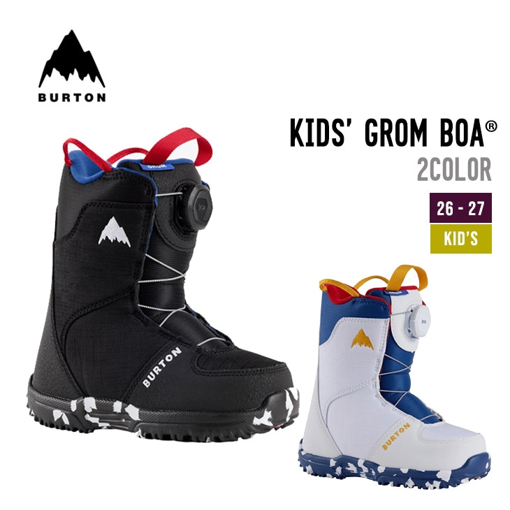 BURTON バートン 26−27  KIDS' GROM BOA?? キッズ グロム スノーボード ブーツ 27WIN-150891
