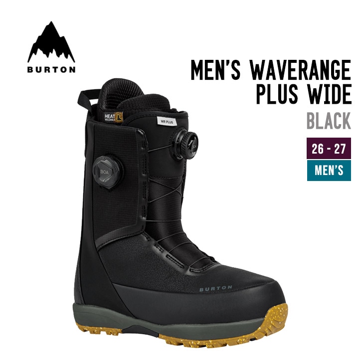 BURTON バートン 26−27  MEN'S WAVERANGE PLUS WIDE ウェーブレンジ プラス ワイド スノーボード ブーツ 27WIN-311051