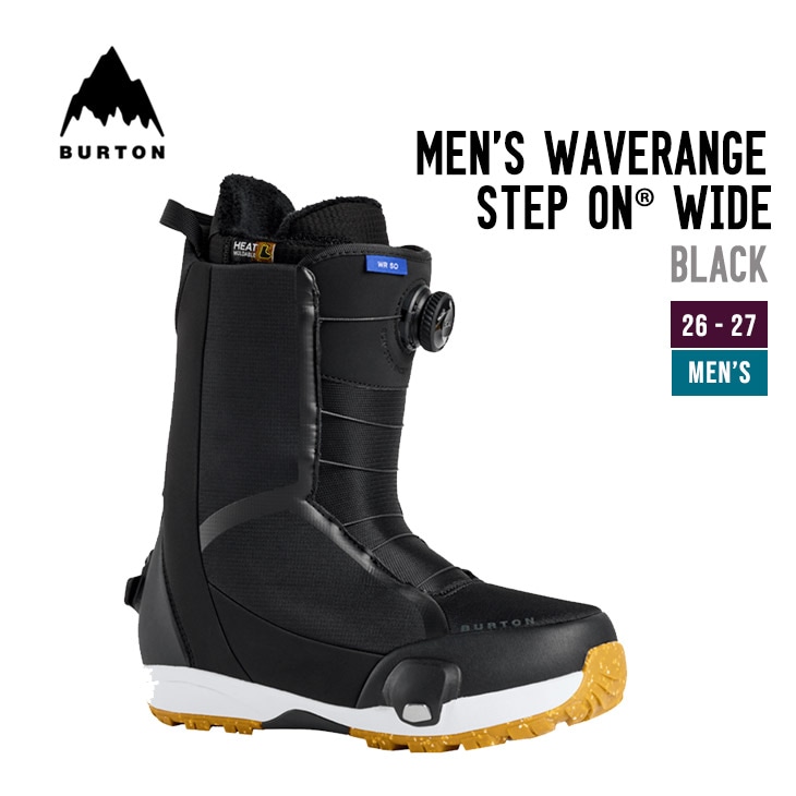 26-27 BURTON バートン MEN'S WAVERANGE STEP ON?? WIDE ステップオン スノーボード ブーツ メンズ ウェーブレンジ
