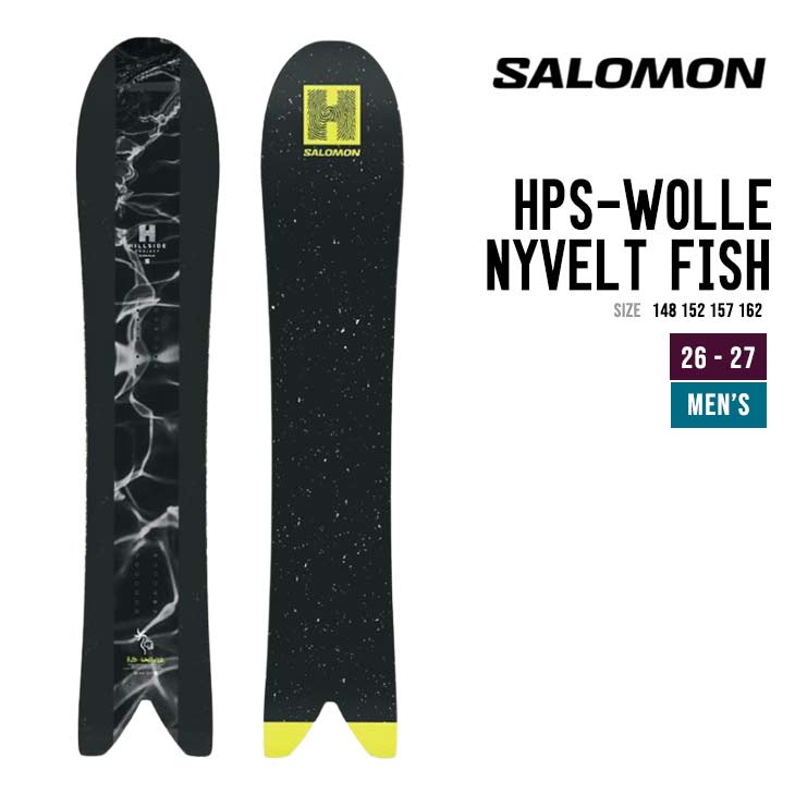 SALOMON サロモン 26-27  HPS - WOLLE NYVELT FISH スノーボード エイチピーエス