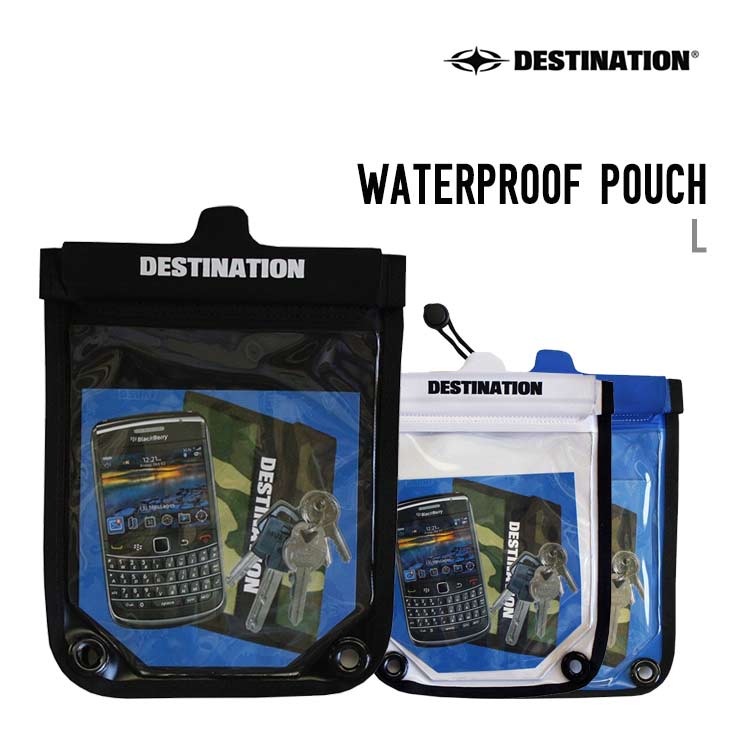 26-27 DESTINATION ディスティネーション WATER PLOOF POUCH ウォータープルーフポーチ L