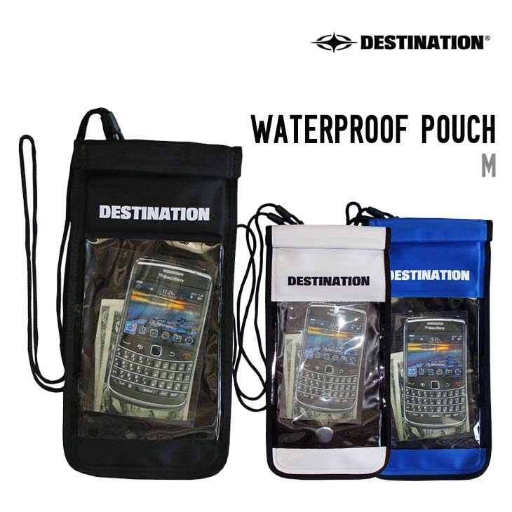 26-27 DESTINATION ディスティネーション WATER PLOOF POUCH ウォータープルーフポーチ M