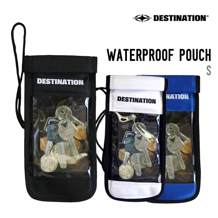 26-27 DESTINATION ディスティネーション WATER PLOOF POUCH ウォータープルーフポーチ S