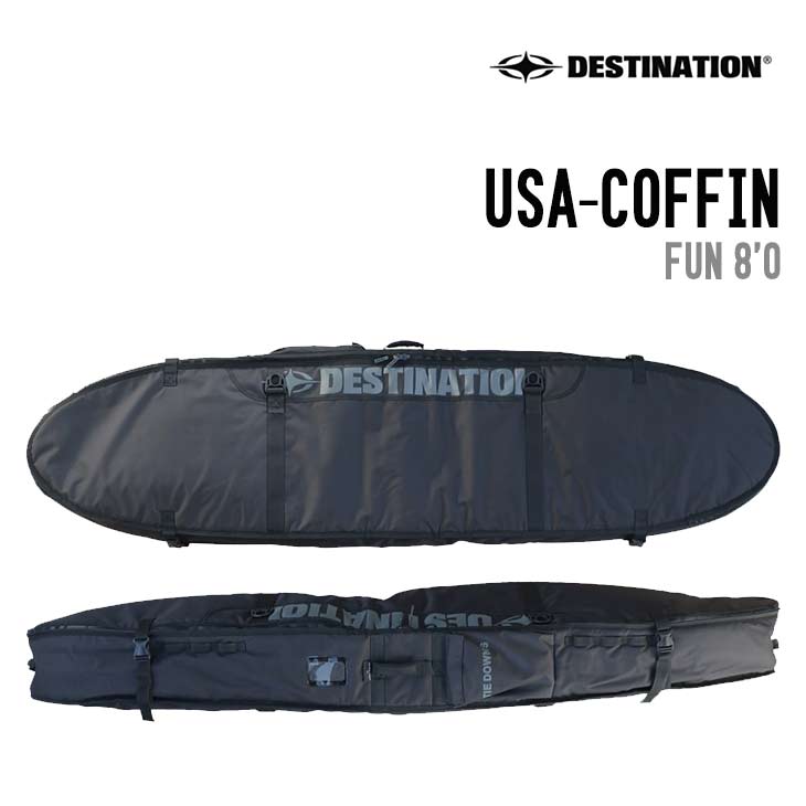 DESTINATION デスティネーション 26-27 DS USA ｺﾌｨﾝ 8'0 サーフィン