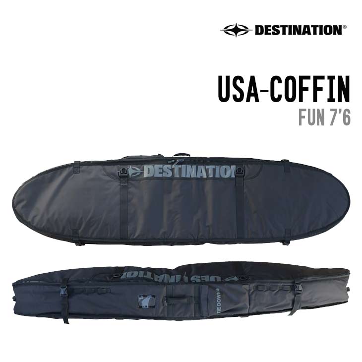 DESTINATION デスティネーション 26-27 DS USA ｺﾌｨﾝ 7'6 サーフィン