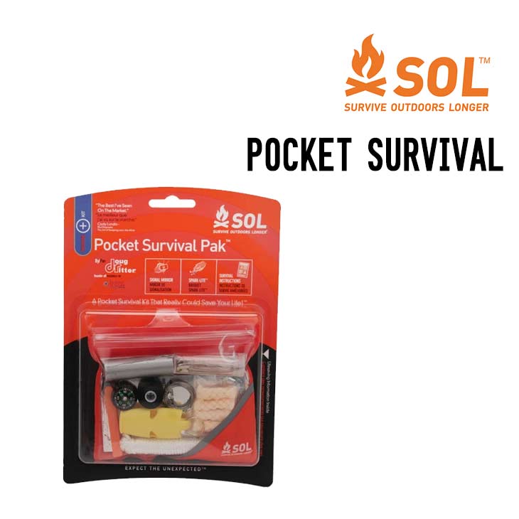 SOL エスオーエル POCKET SURVIVAL PACK ポケット サバイバル パック 自然災害