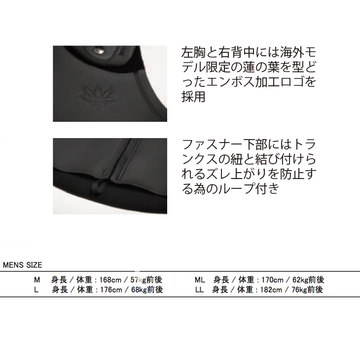 MENS CLASSIC LONG JHON 3mm - 2