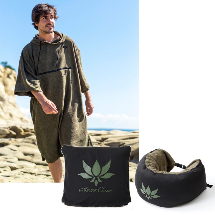 �� Blue. PACKABLE 3WAY PONCHO