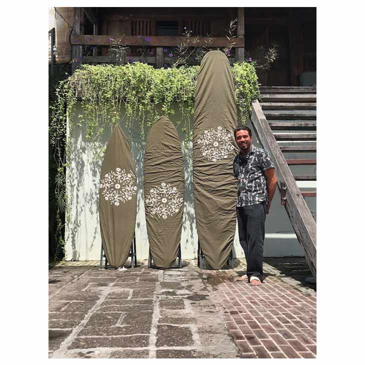 INDONESIAN BATIK CANVAS DECK WRAP - 3