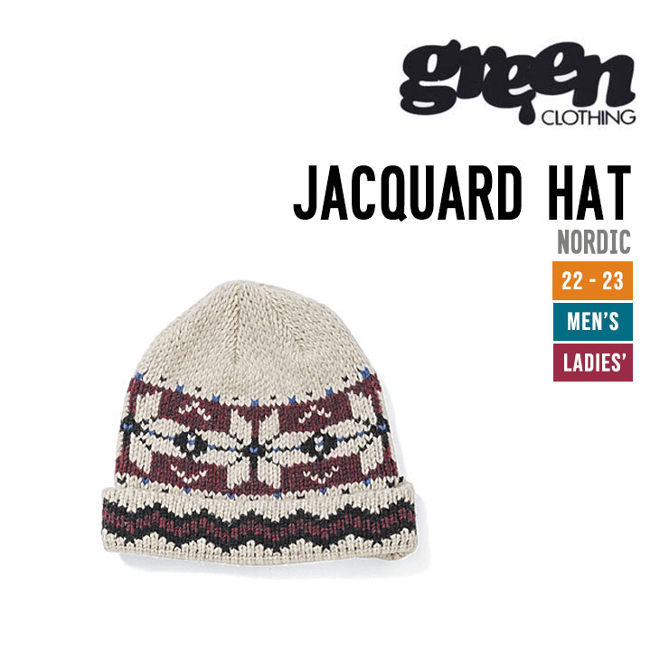 JACQUARD HAT - 1