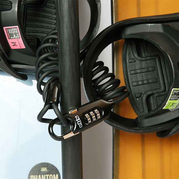 eb's エビス 27 COIL WIRE LOCK 鍵 コイルワイヤーロック #4600802 - 2