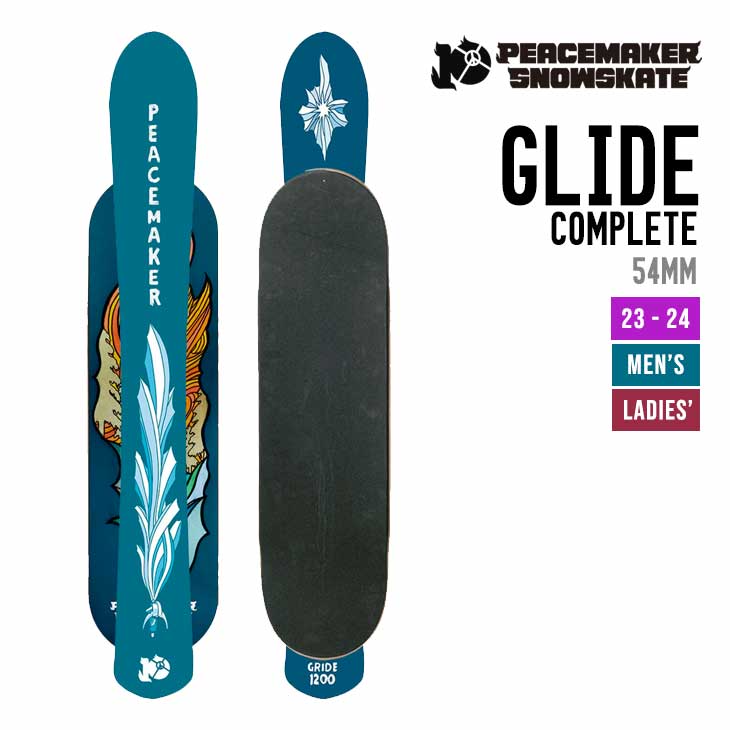 Peace Maker スノースケートGLIDE 美品 ピースメーカー スノースケート PEACEMAKER SNOWSKATE GLIDE
