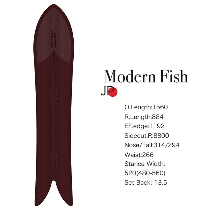 MOSS SNOWSTICK MODERN FISH | SIDECAR ONLINE SHOP