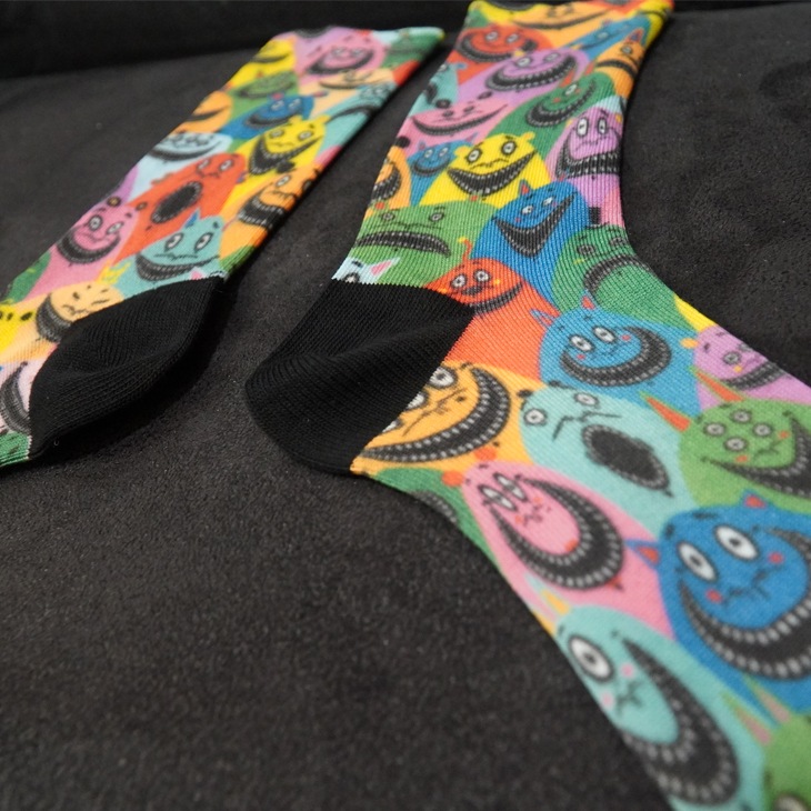 SIDECAR × Yoshi47 PRINT SOCKS - 2