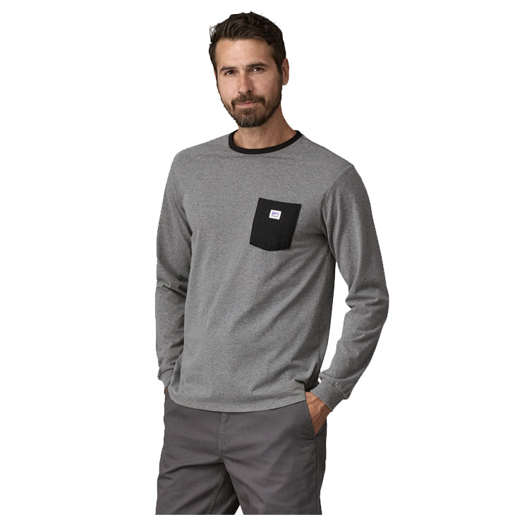 L/S SHOP STICKER POCKET RESPONSIBILI-TEE