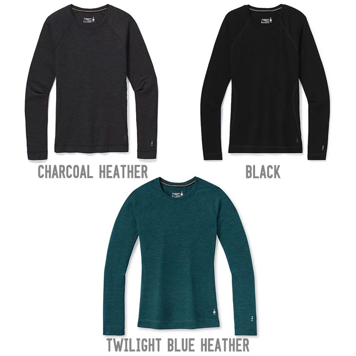 W CLSC TRML MERINO BASE LYR CRW