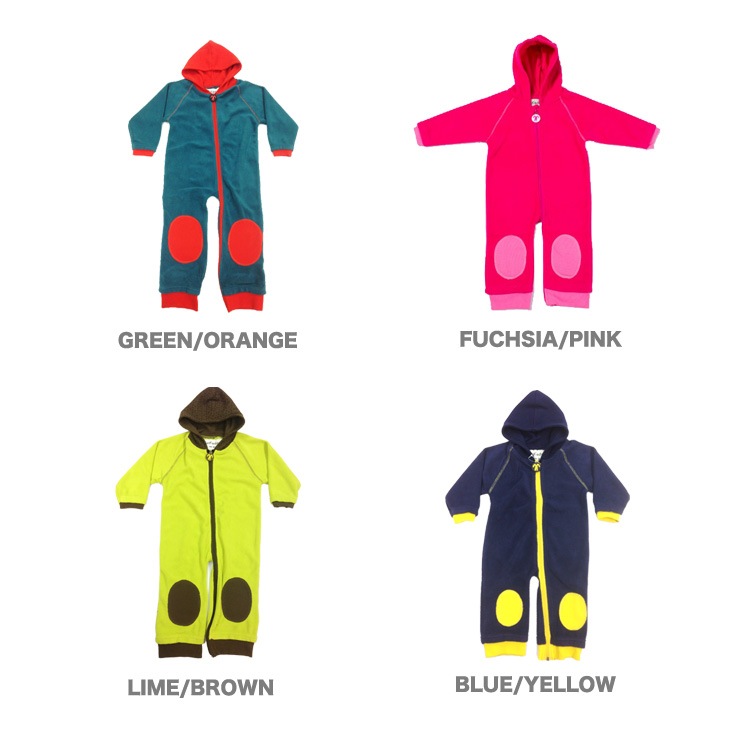 [15-16] KIDS 1PCS FLEECE SUITS JACKET DUCKSDAY - 2