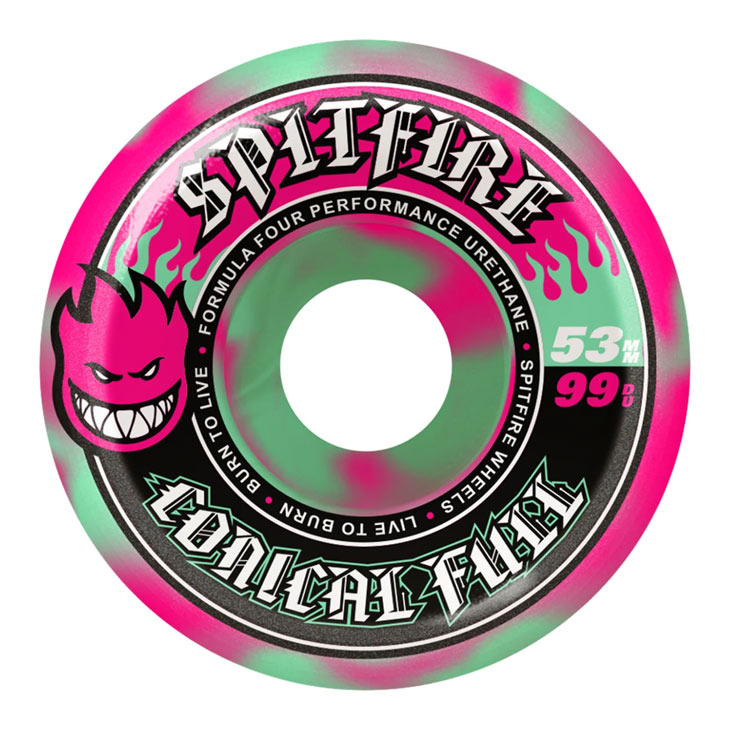 SPITFIRE スピットファイアー F4-99DU CONICAL FULL SHAPEウィール スケボー - 2