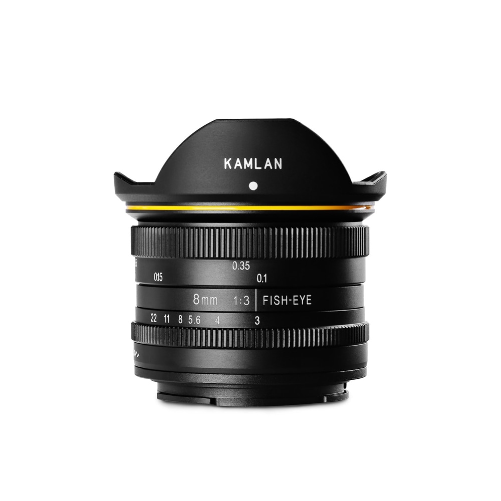 KamLan 8mm F3.0 Fisheye カムラン フィッシュアイ 対応マウント：CanonEF-M/SonyE/FujiX 台湾 レンズ APS-C